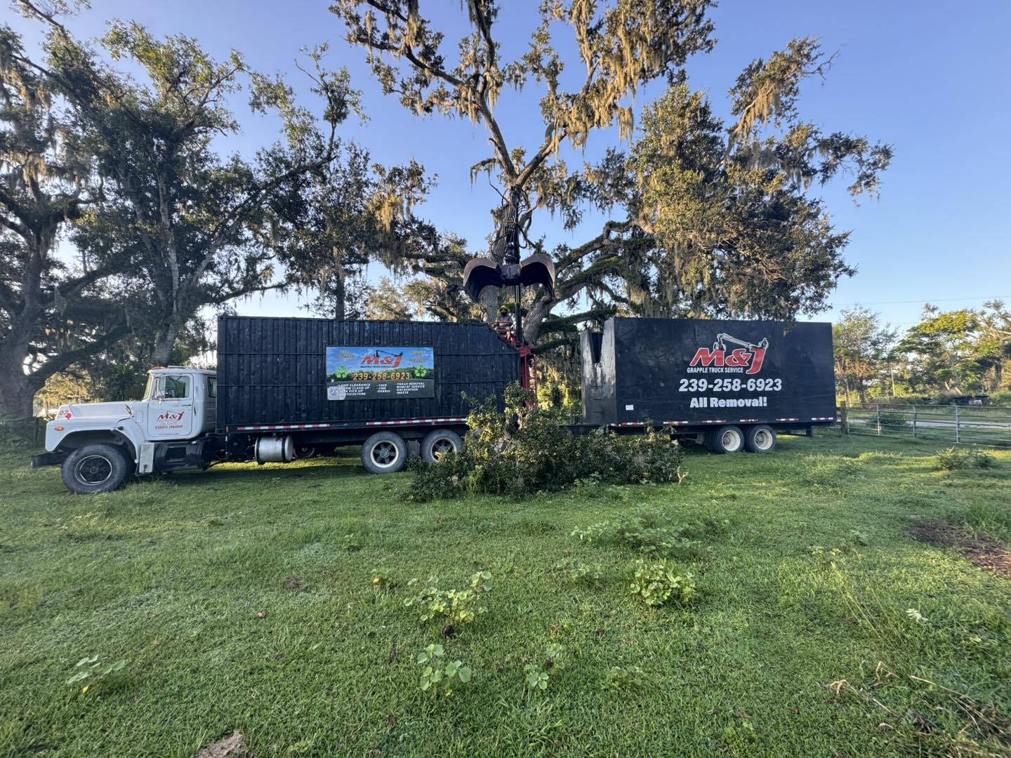 M&J Trucks on Job Site